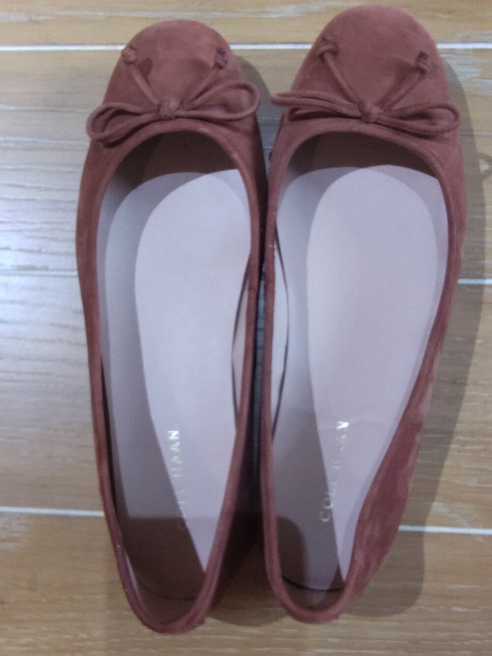 Cole Haan Size 9 Camel Suede Loafer Ballet Flat